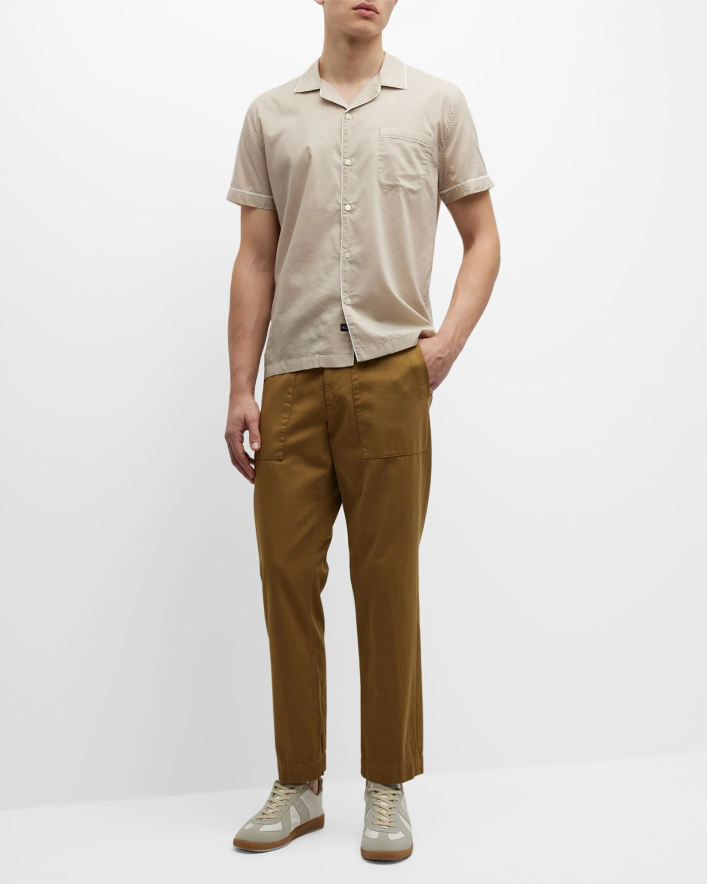 Rails Osbourne Short Sleeve Shirt in Armadillo