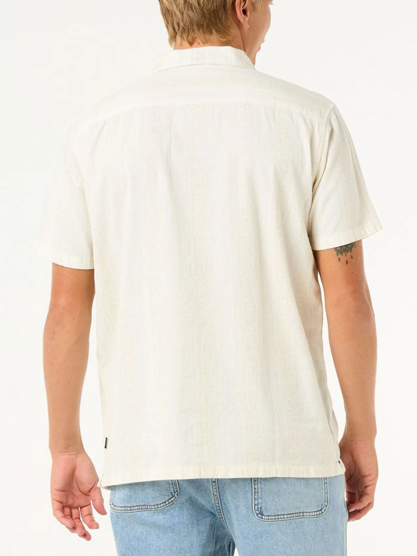 Raw Energy Stripe Buttondown Shirt