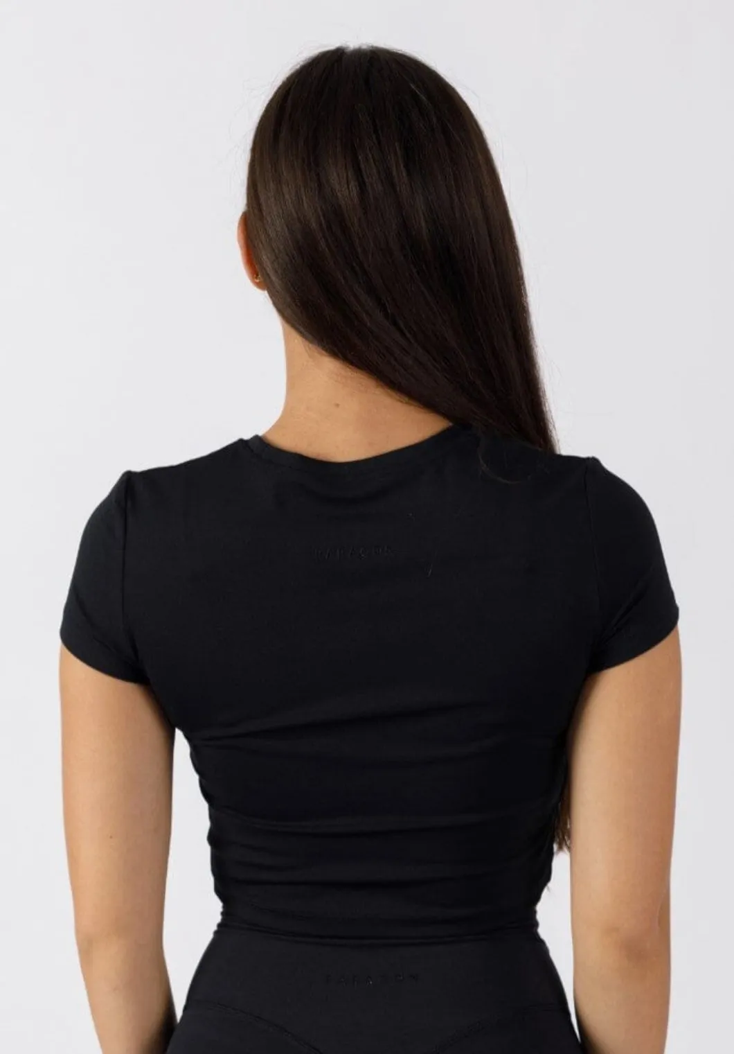 RecStretch Short Sleeve Crop Black