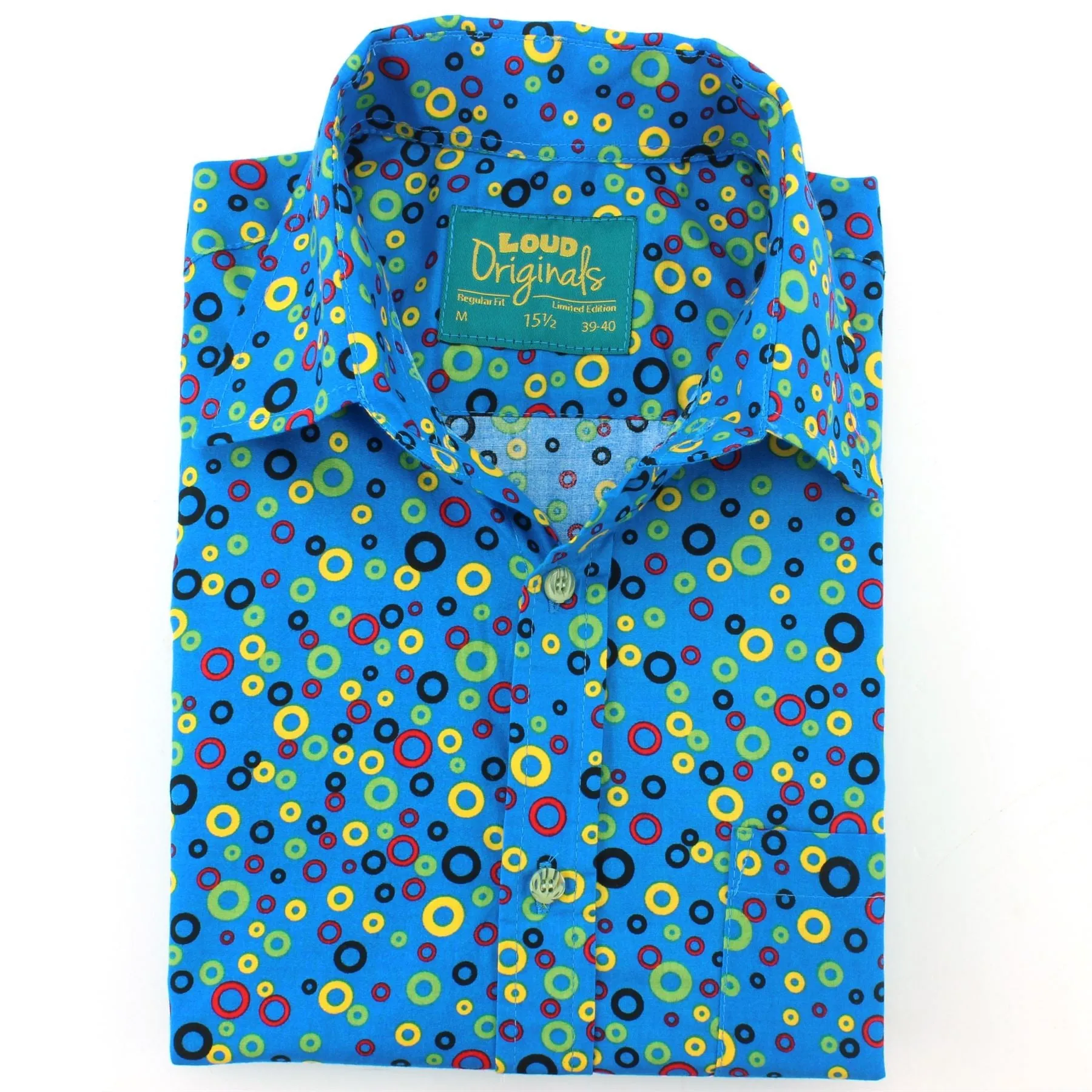Regular Fit Short Sleeve Shirt - Circles