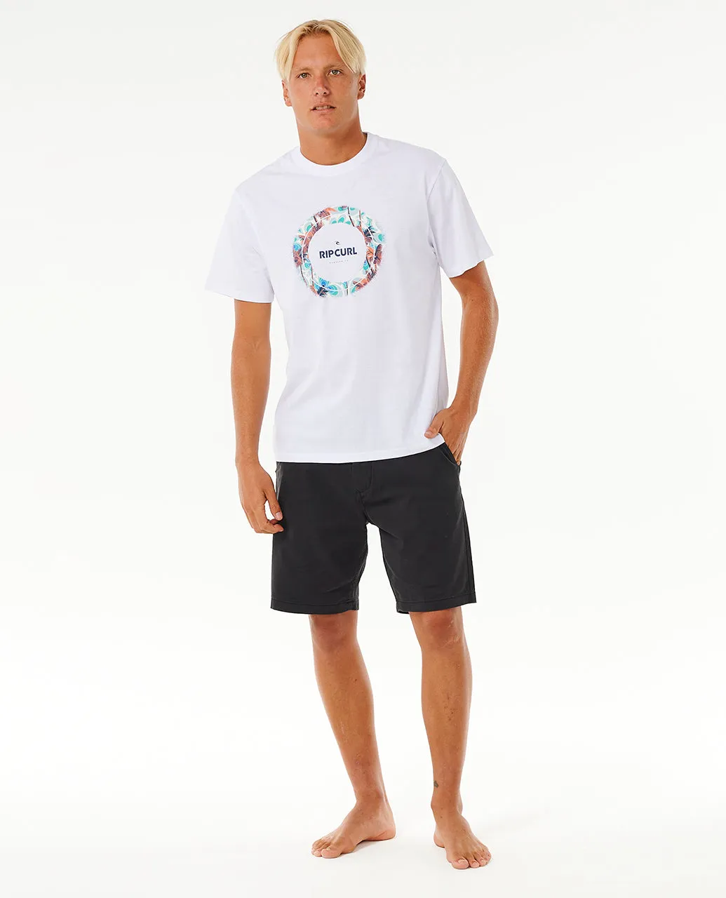 Rip Curl Mens Fill Me Up Cotton Short Sleeve T-Shirt