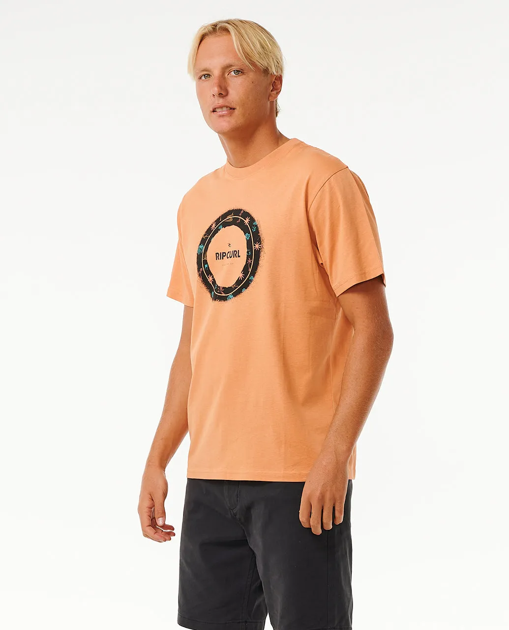 Rip Curl Mens Fill Me Up Cotton Short Sleeve T-Shirt