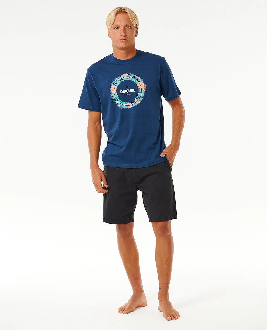 Rip Curl Mens Fill Me Up Cotton Short Sleeve T-Shirt