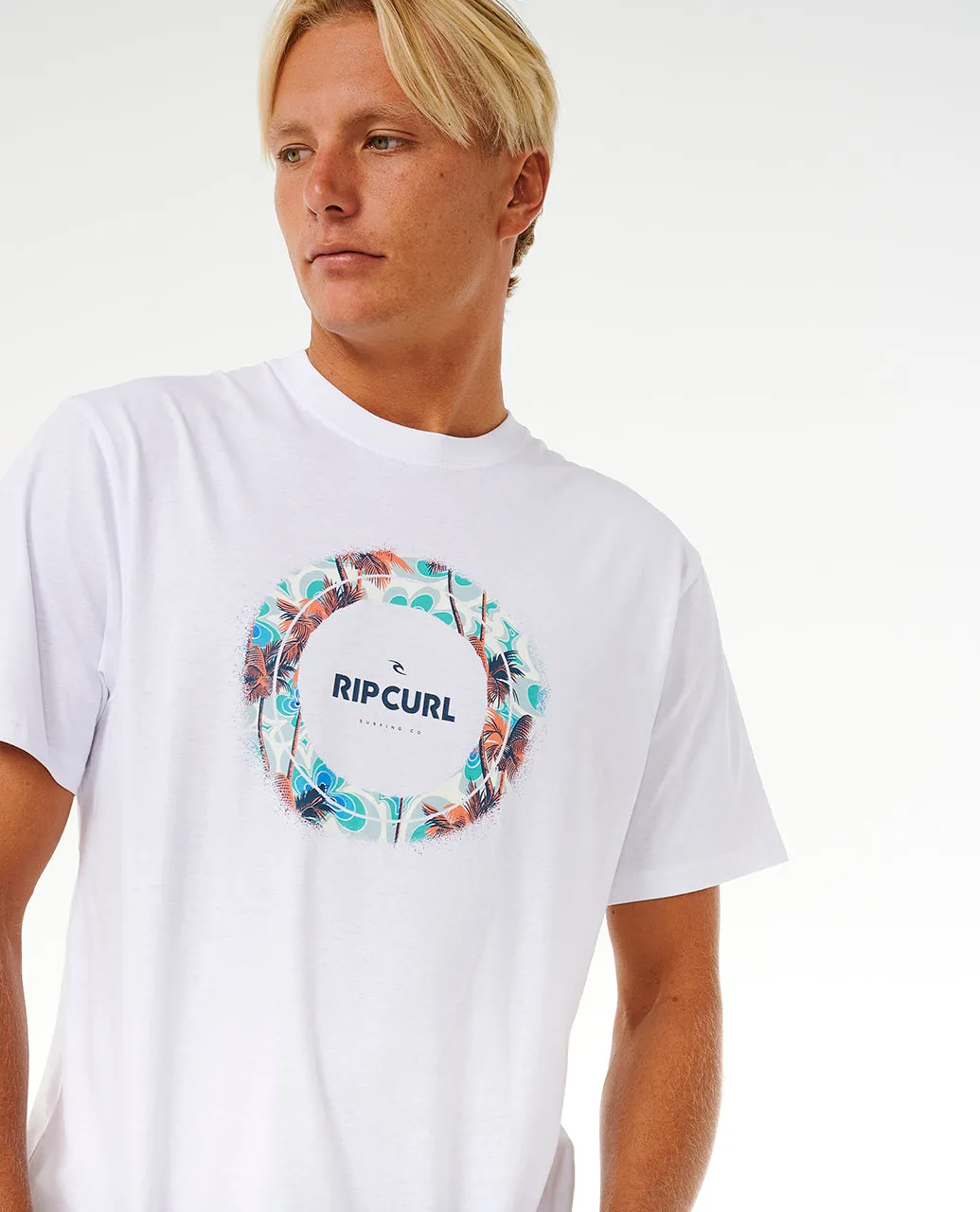 Rip Curl Mens Fill Me Up Cotton Short Sleeve T-Shirt