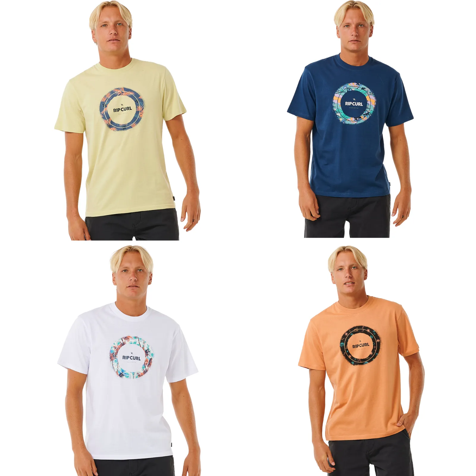 Rip Curl Mens Fill Me Up Cotton Short Sleeve T-Shirt