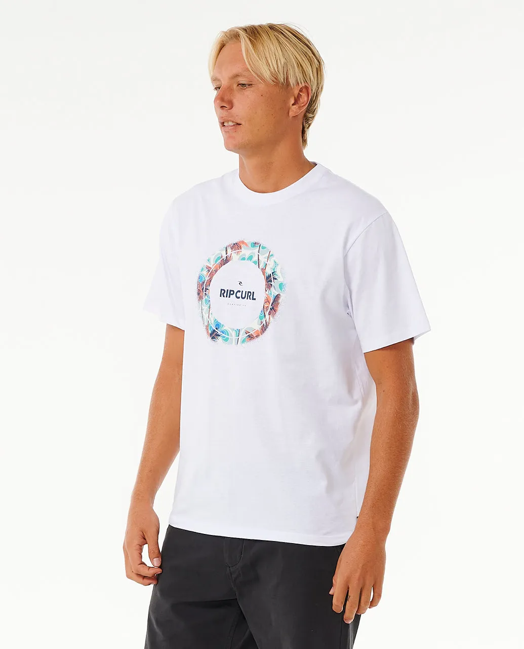 Rip Curl Mens Fill Me Up Cotton Short Sleeve T-Shirt