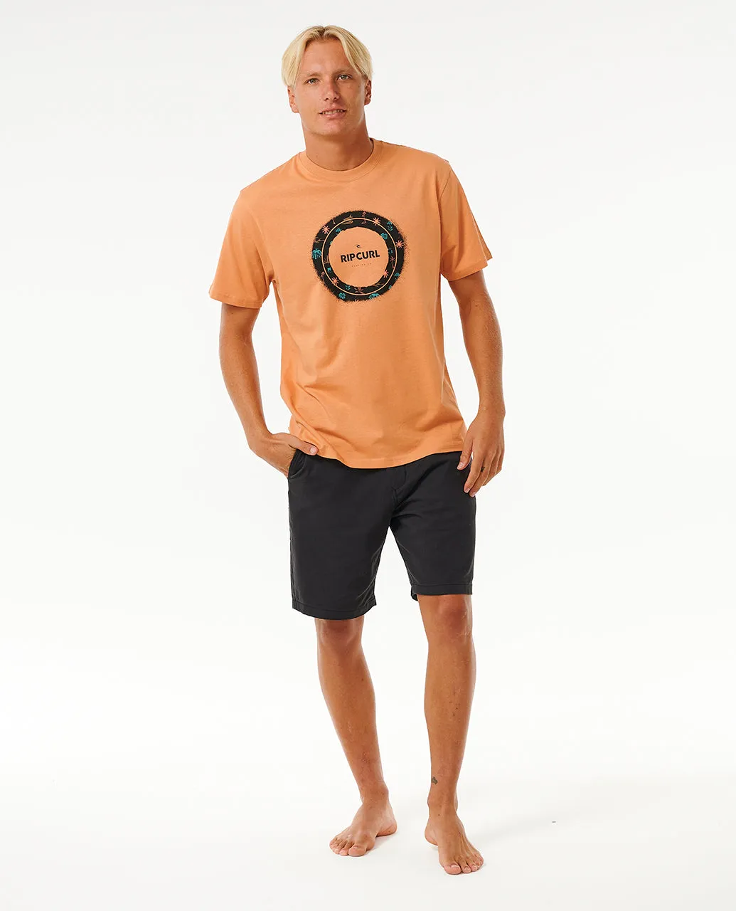 Rip Curl Mens Fill Me Up Cotton Short Sleeve T-Shirt
