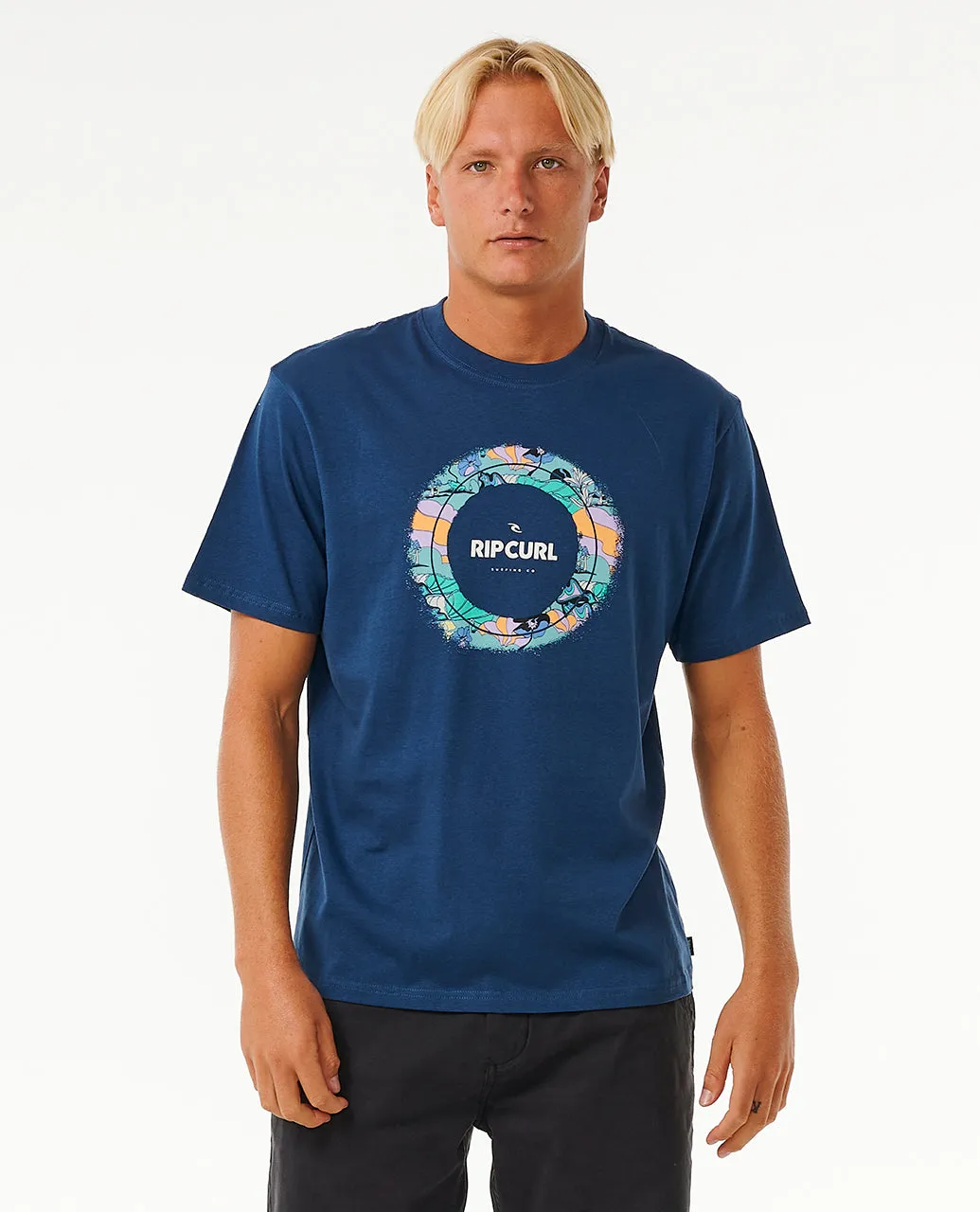 Rip Curl Mens Fill Me Up Cotton Short Sleeve T-Shirt