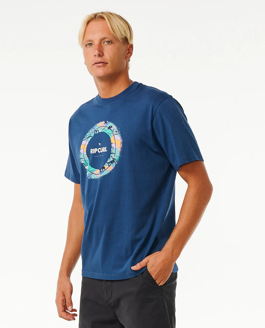 Rip Curl Mens Fill Me Up Cotton Short Sleeve T-Shirt