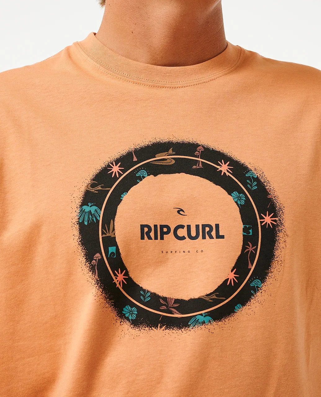 Rip Curl Mens Fill Me Up Cotton Short Sleeve T-Shirt