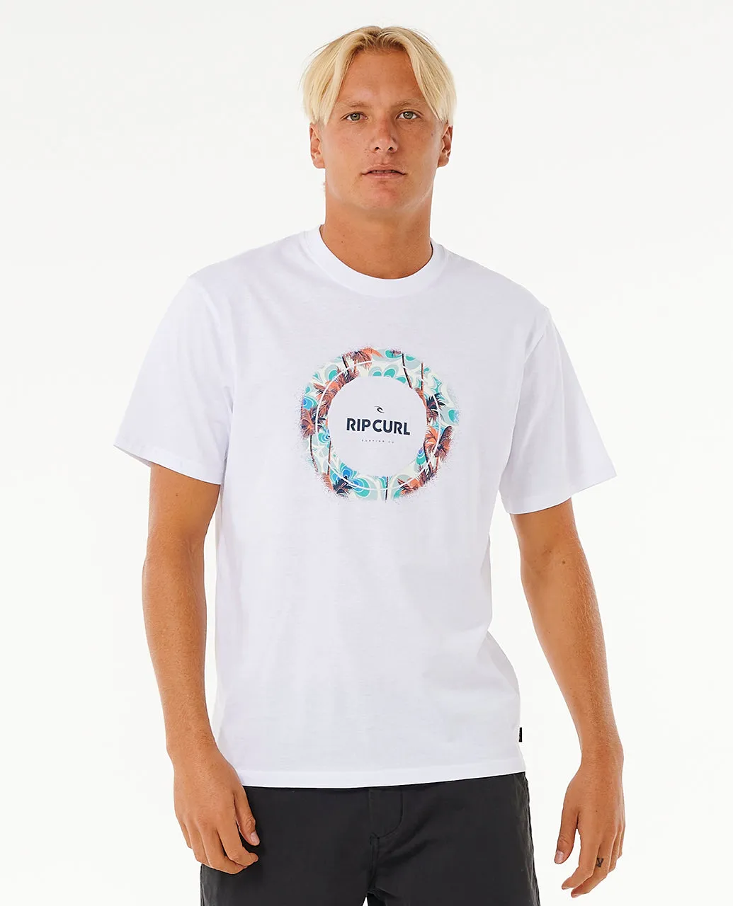 Rip Curl Mens Fill Me Up Cotton Short Sleeve T-Shirt