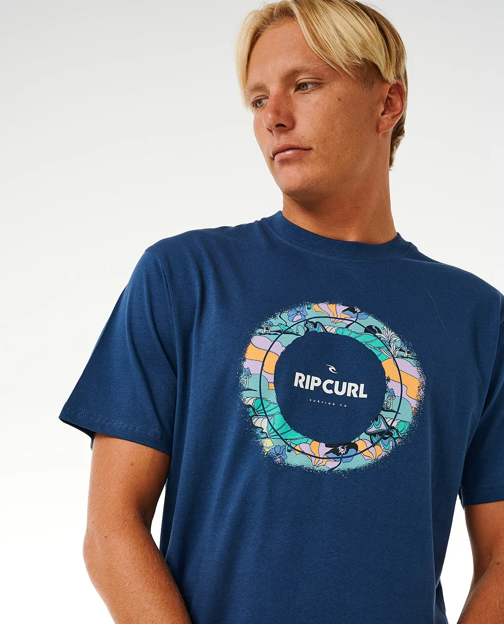 Rip Curl Mens Fill Me Up Cotton Short Sleeve T-Shirt