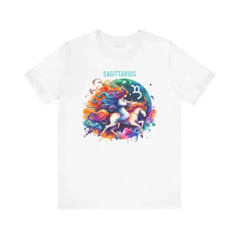 Sagittarius Zodiac Celestial Comfort Unisex Jersey Tee