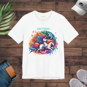 Sagittarius Zodiac Celestial Comfort Unisex Jersey Tee