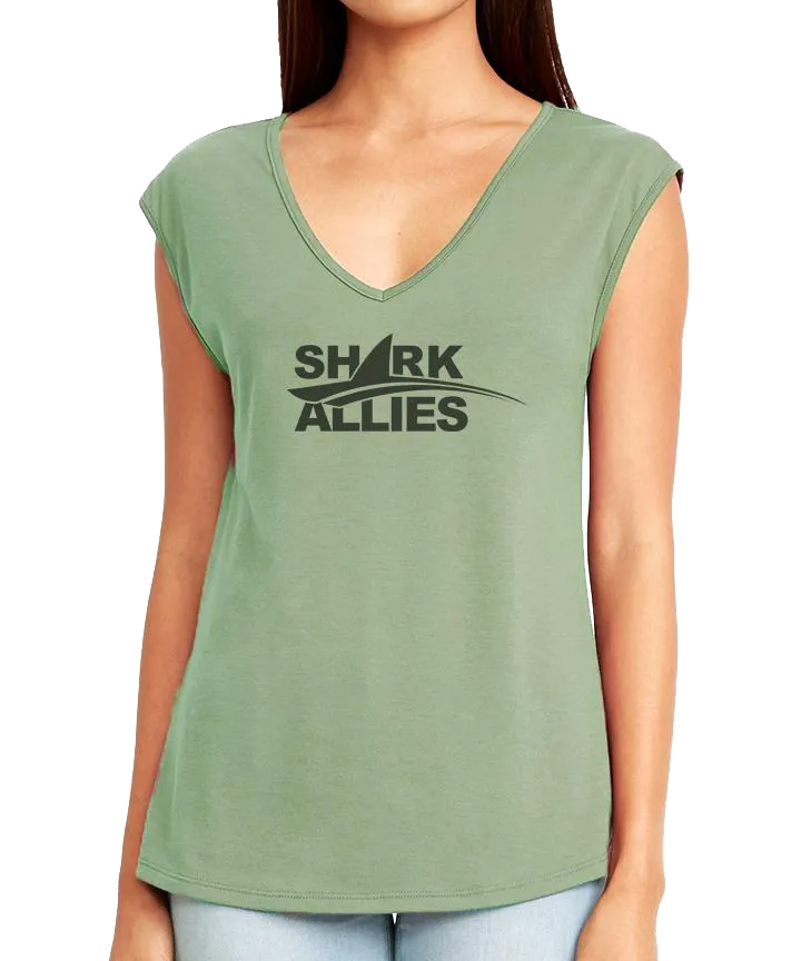 Shark Allies Black Tip Festival Tee by Jessica Shipley