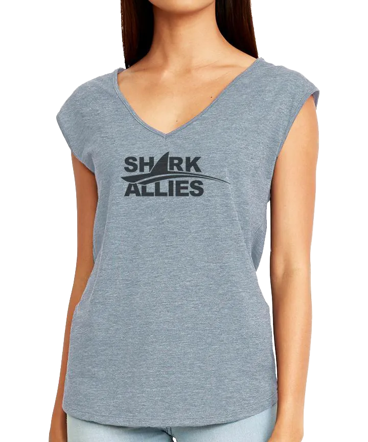 Shark Allies Black Tip Festival Tee by Jessica Shipley