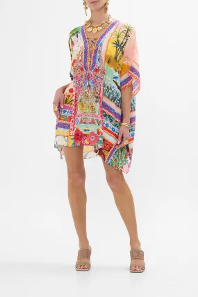 SHORT LACE UP KAFTAN ROEQIYAS REALM