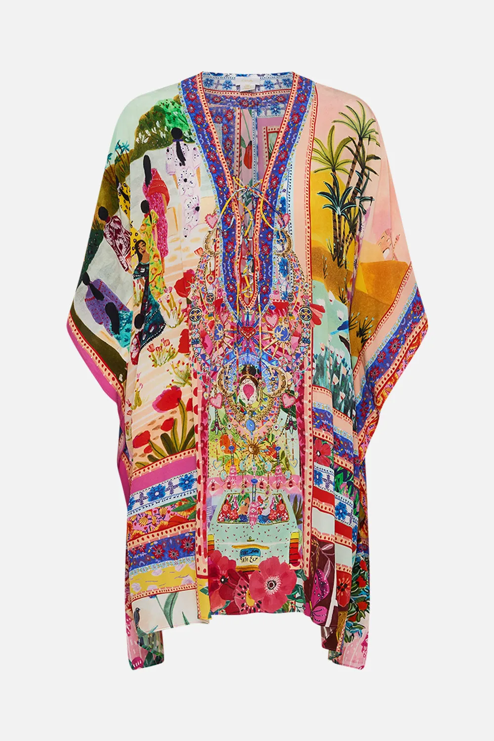 SHORT LACE UP KAFTAN ROEQIYAS REALM
