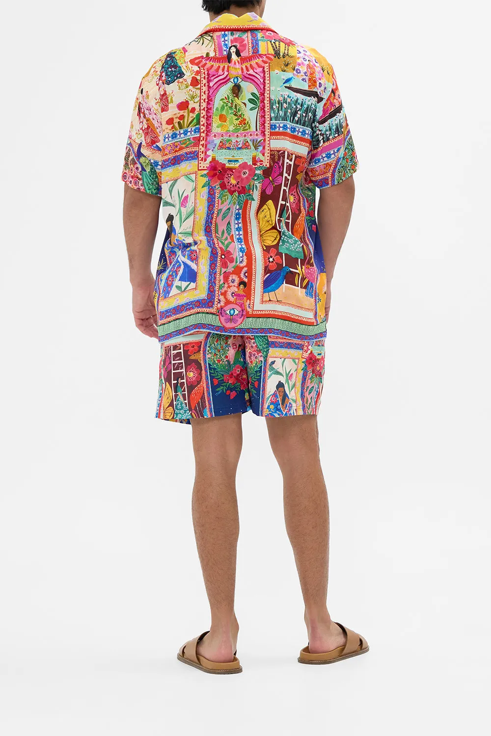 SHORT SLEEVE CAMP COLLARED SHIRT ROEQIYAS REALM