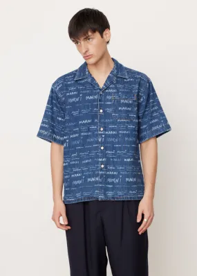 Short-Sleeve Denim Shirt