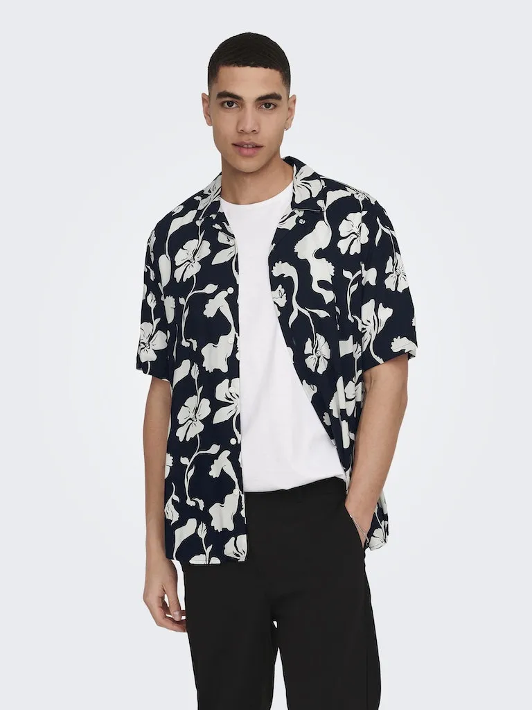 Short Sleeve Shirt - Dark Navy