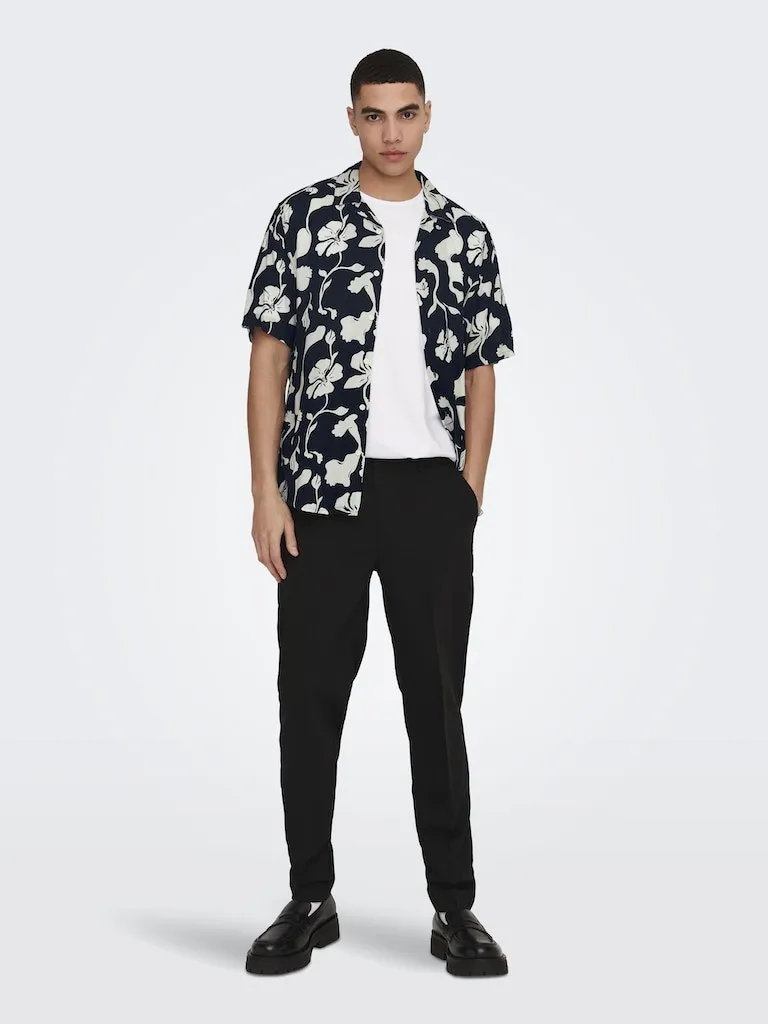 Short Sleeve Shirt - Dark Navy