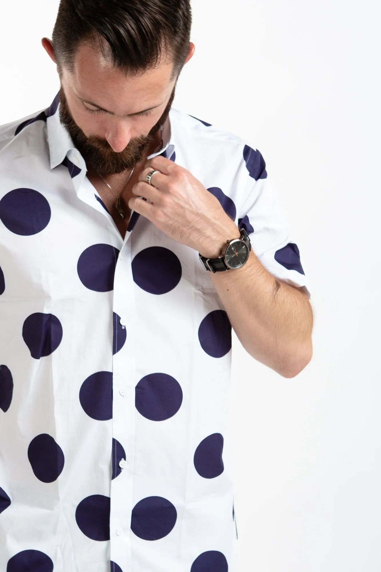 Short Sleeve Shirt - Polka Dot