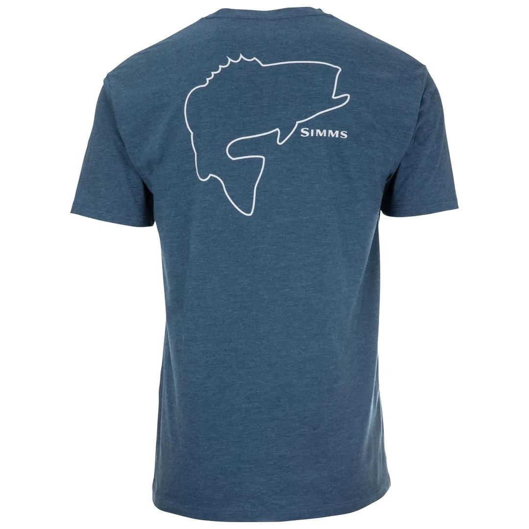 Simms Bass Outline T-Shirt