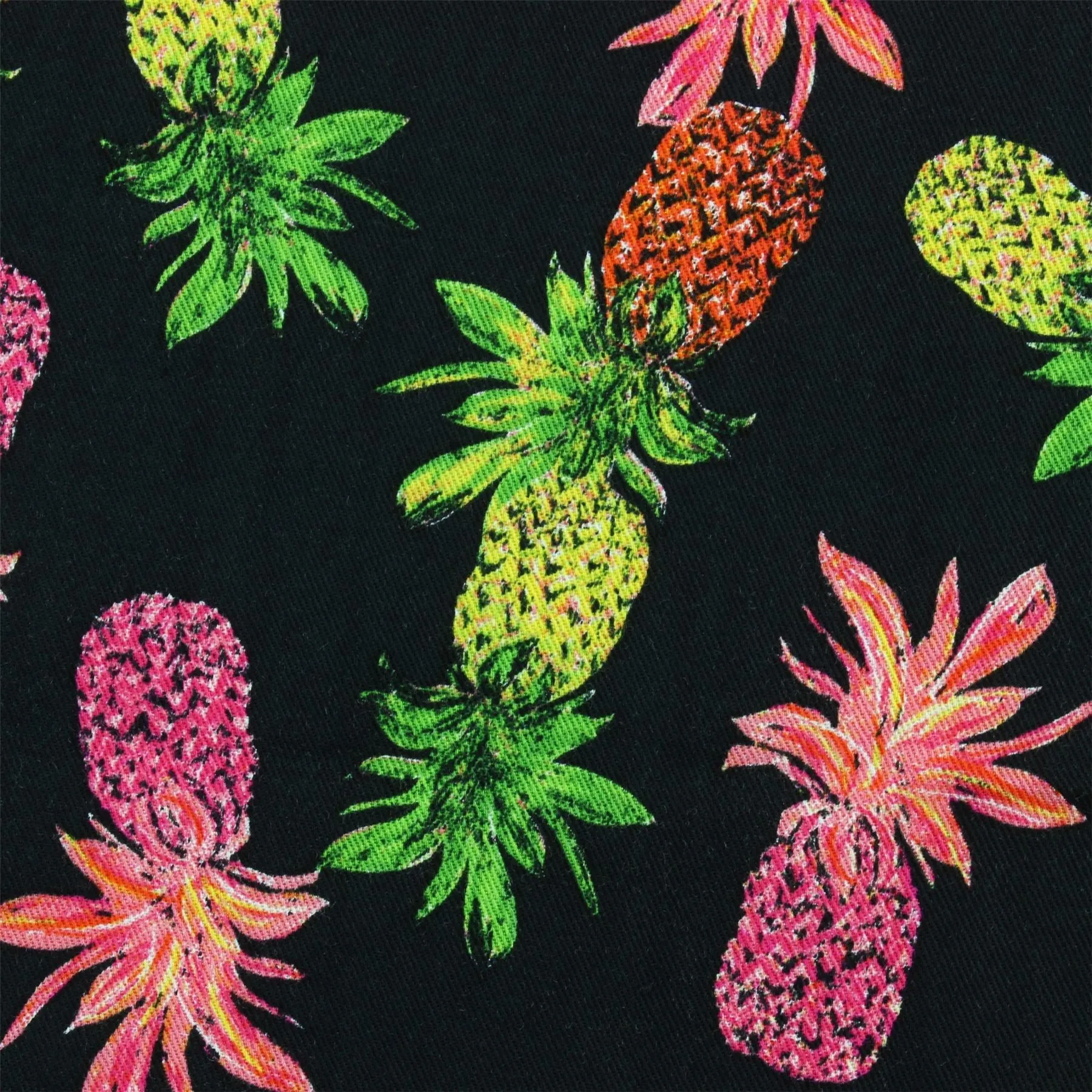 Slim Fit Short Sleeve Shirt - Pineapples