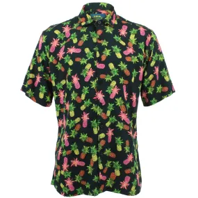 Slim Fit Short Sleeve Shirt - Pineapples
