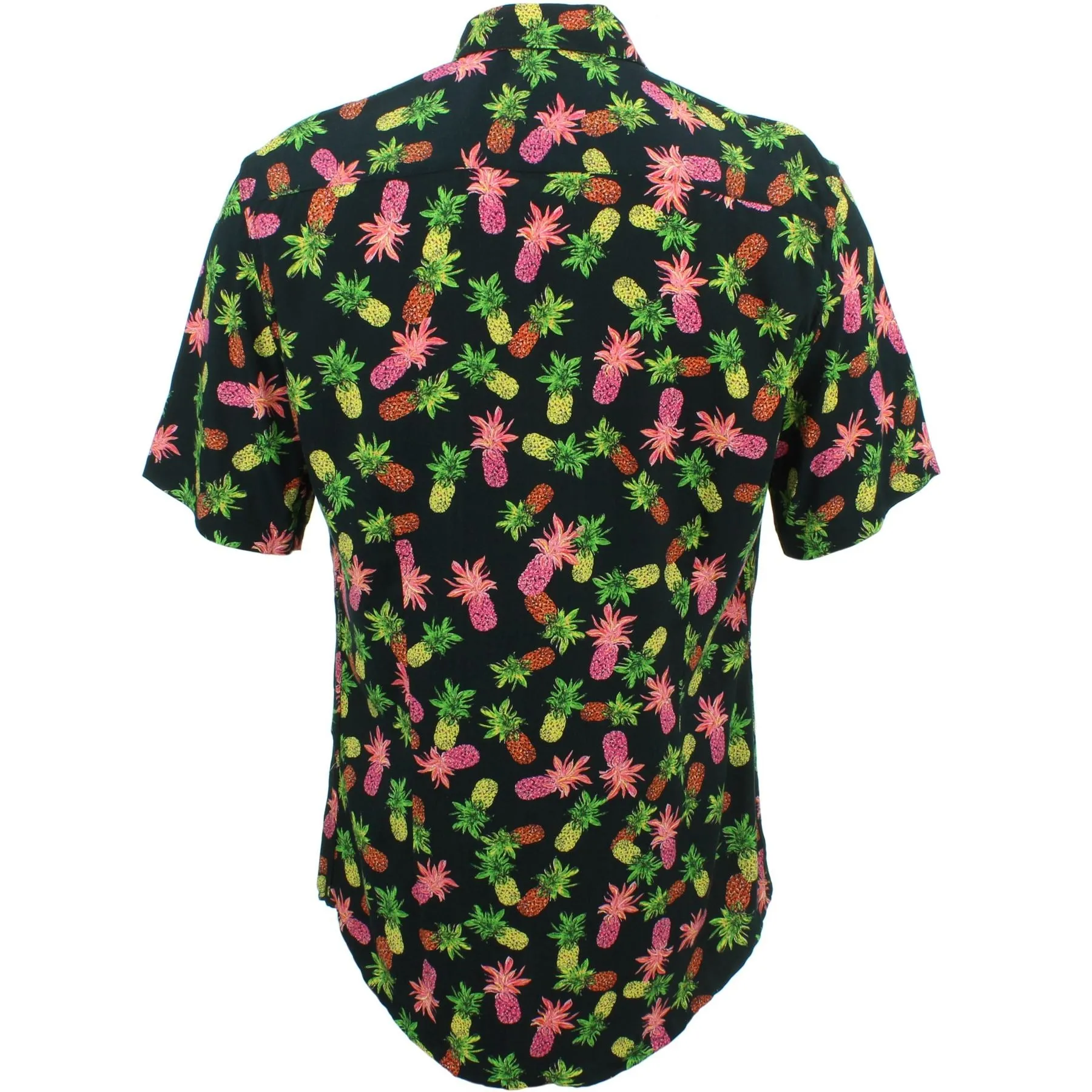 Slim Fit Short Sleeve Shirt - Pineapples