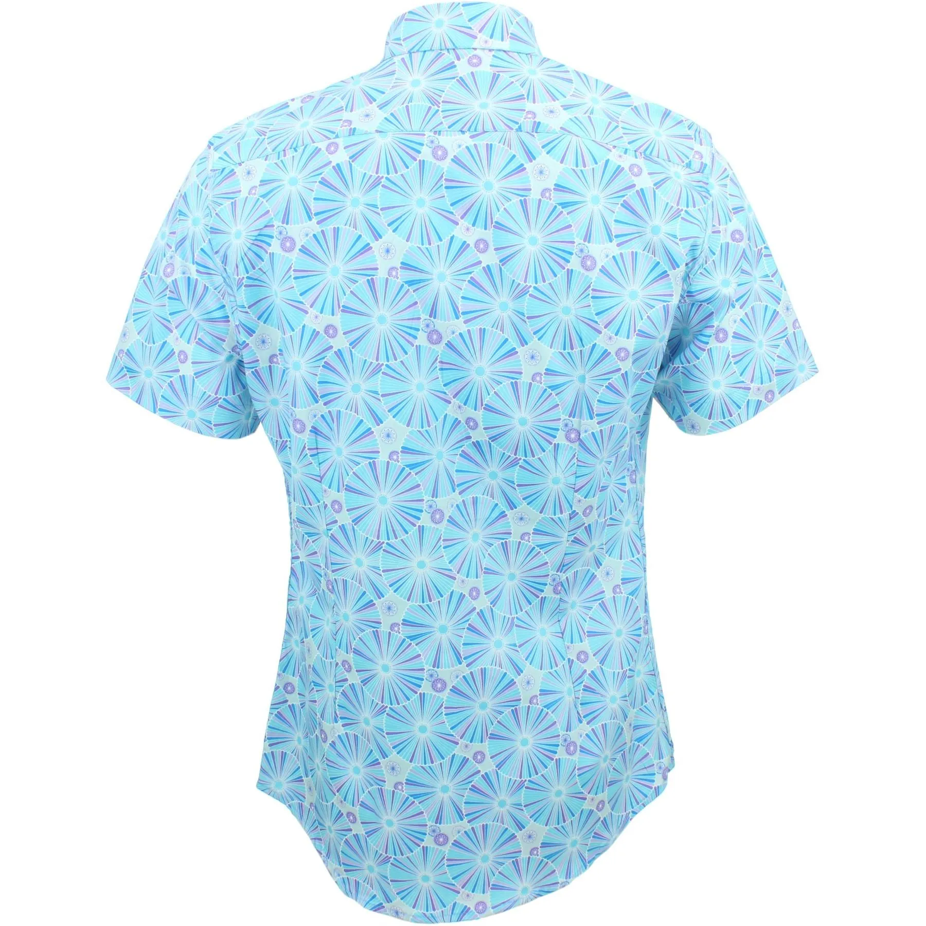 Slim Fit Short Sleeve Shirt - Umbrellas