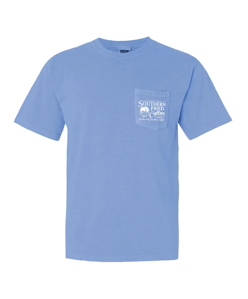 Southern Fried Cotton - Don't Tread Camo Flag Tee