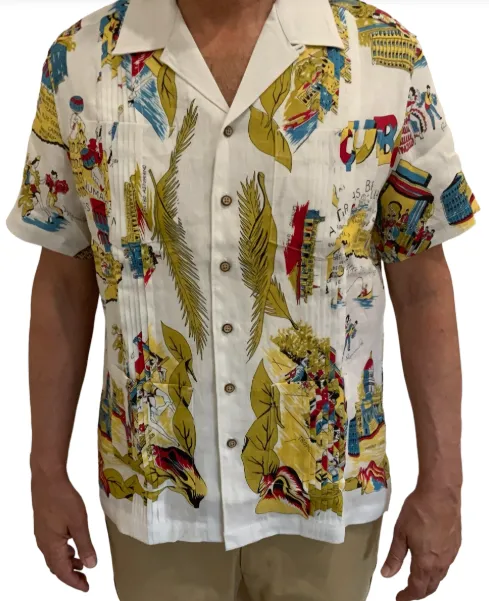 Stock Havana Short Sleeve Sport Shirt - Multi