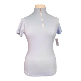 Tailored Sportsman Short Sleeve Ice Fil Shirt in Light Blue - Women's Large
