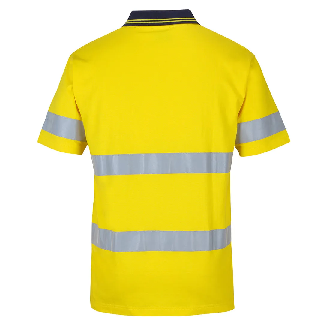 The Day / Night Cotton Hi Vis Polo | Adults | Short Sleeve