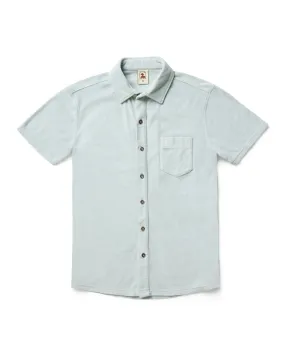 The Tropez Terry Cloth Shirt - Gulf Blue