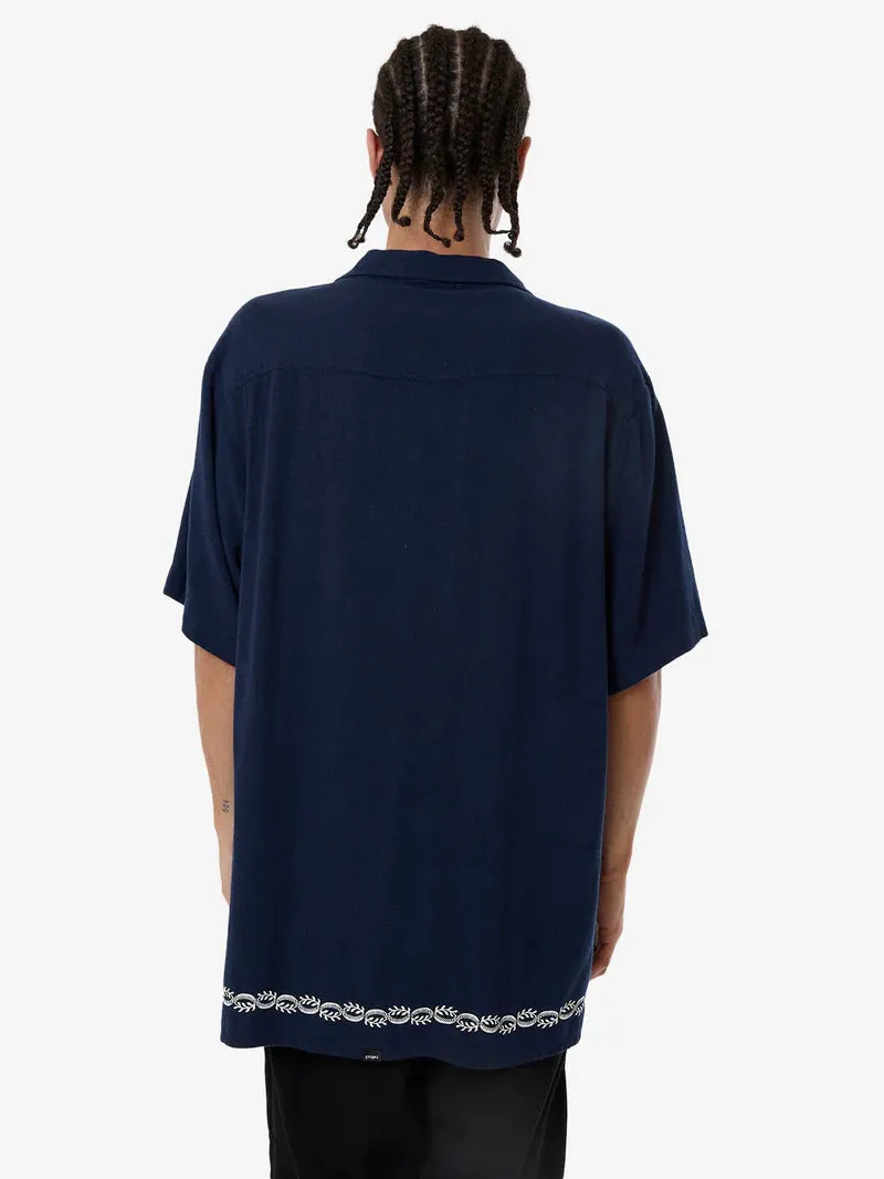 Thrills Terrace Bowling S/S Shirt Total Eclipse
