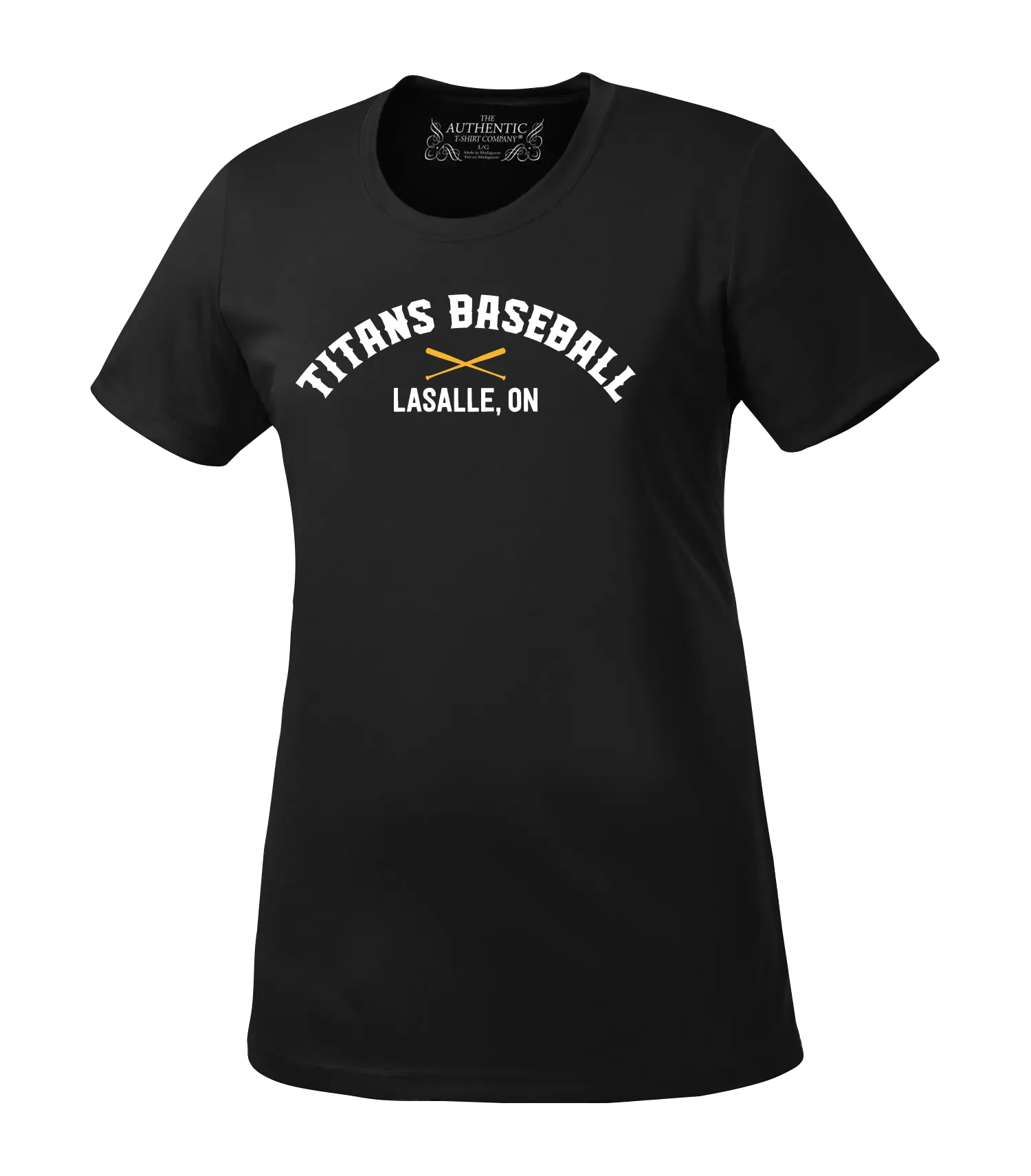Titans Ladies Performance Tee with Printed Logo