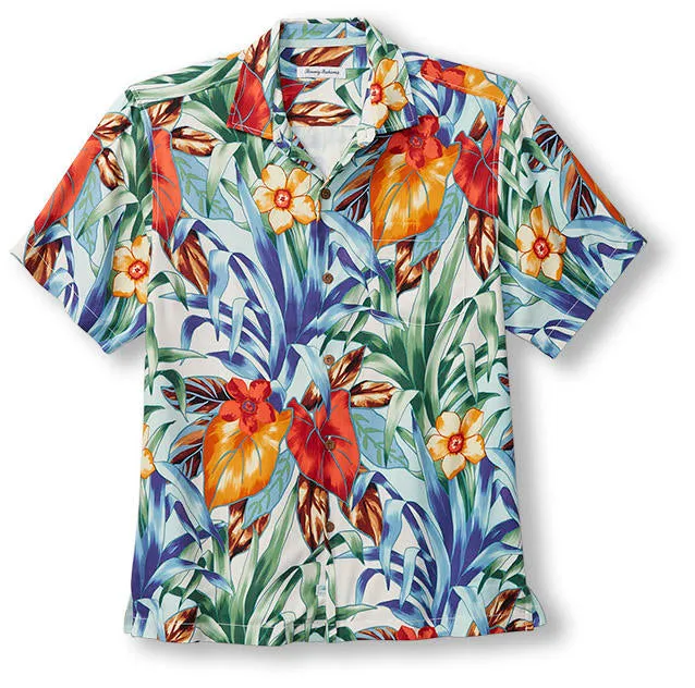 Tommy Bahama Fleur De Lune Camp Shirt - Vanilla Ice