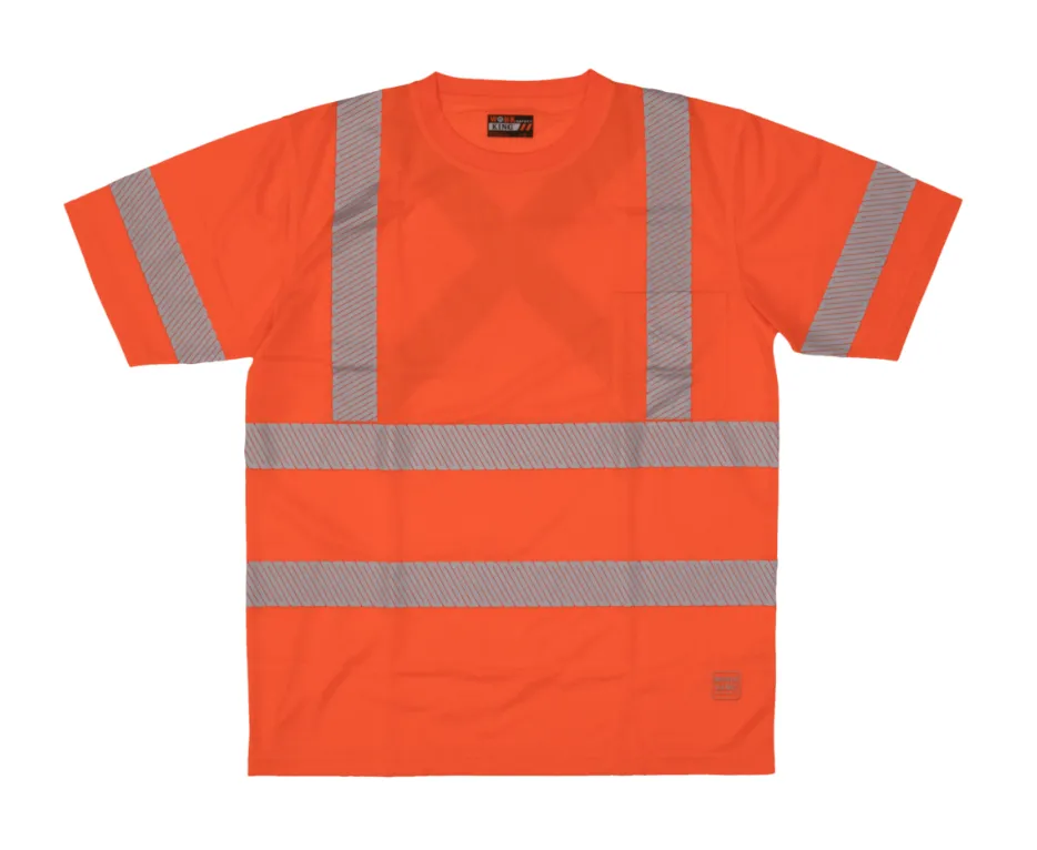 Tough Duck Unisex Class 2 Safety Short Sleeve T-Shirt