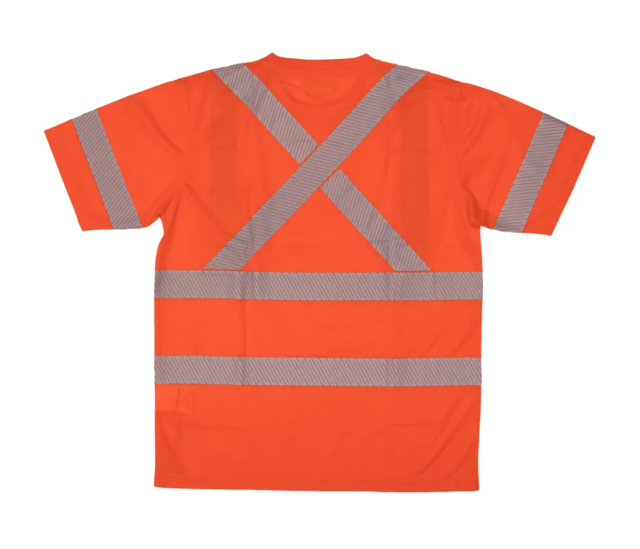 Tough Duck Unisex Class 2 Safety Short Sleeve T-Shirt
