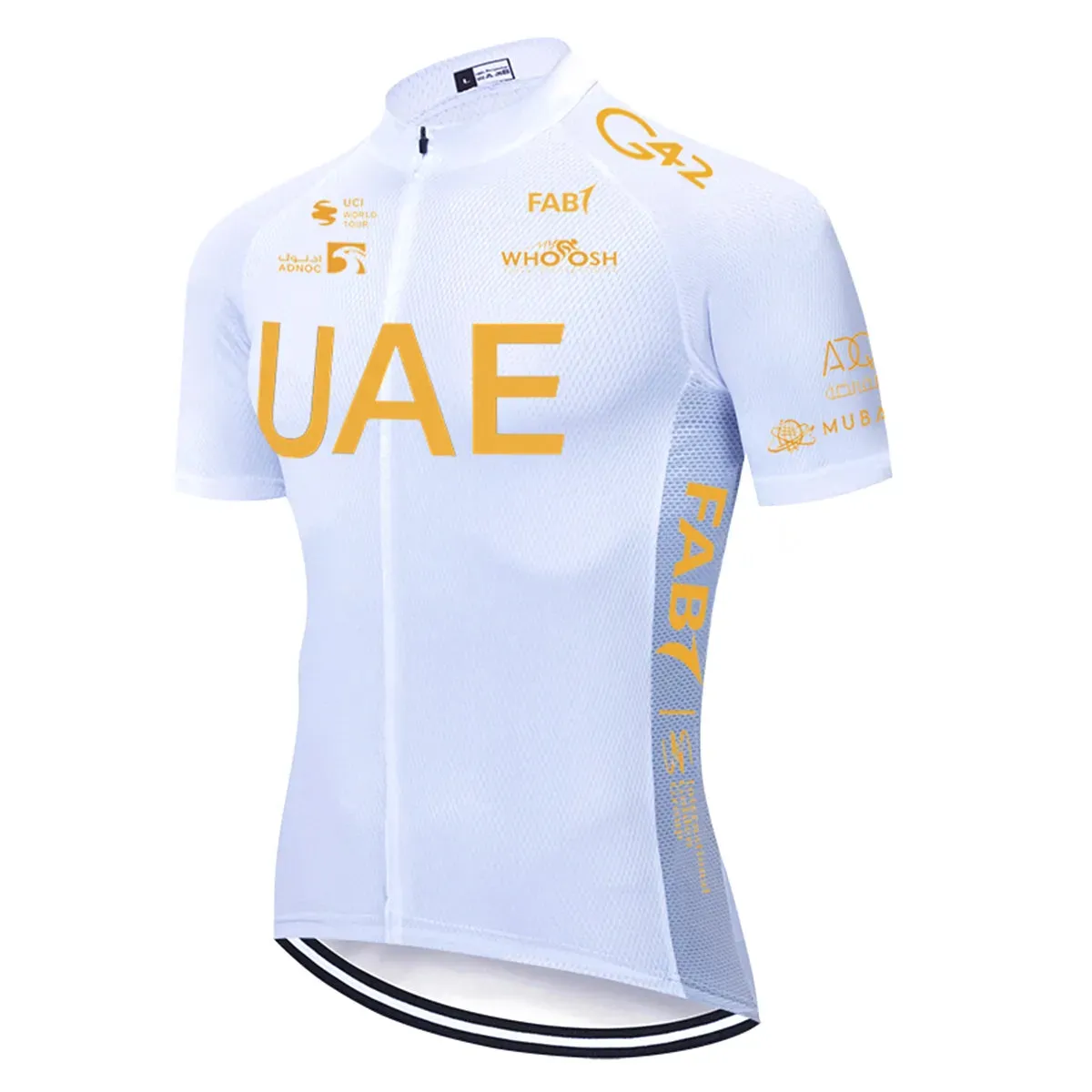 UAE Cycling Jersey Set 2023 Man's Team Short Sleeve Cycling Clothing MTB Bike Uniform Maillot Ropa Ciclismo Summer Bicycle Wear