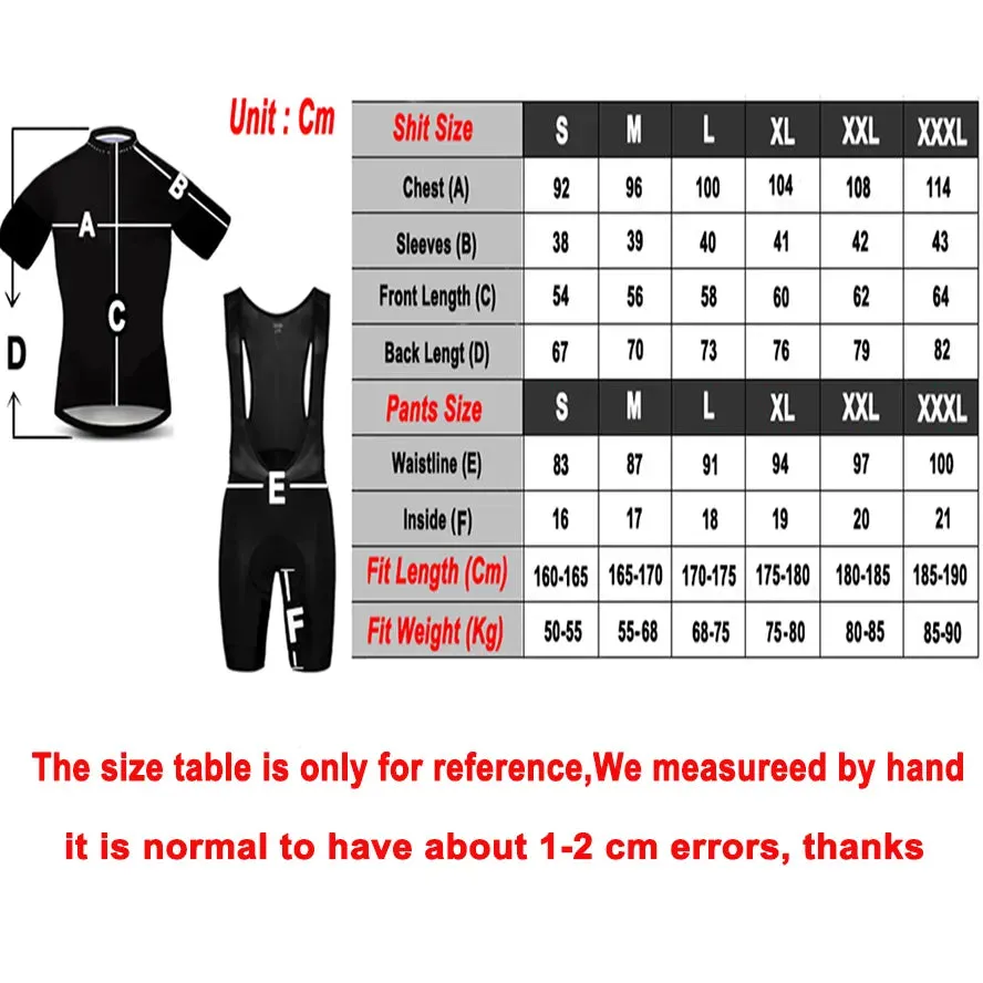 UAE Cycling Jersey Set 2023 Man's Team Short Sleeve Cycling Clothing MTB Bike Uniform Maillot Ropa Ciclismo Summer Bicycle Wear