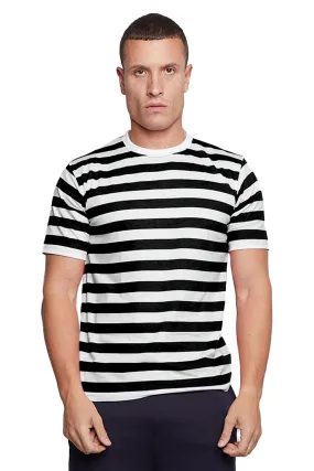 Unisex Adult Stripe Short Sleeve T-Shirts