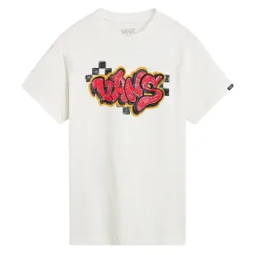 Vans Boys Tagged Kids T-Shirt - Marshmallow