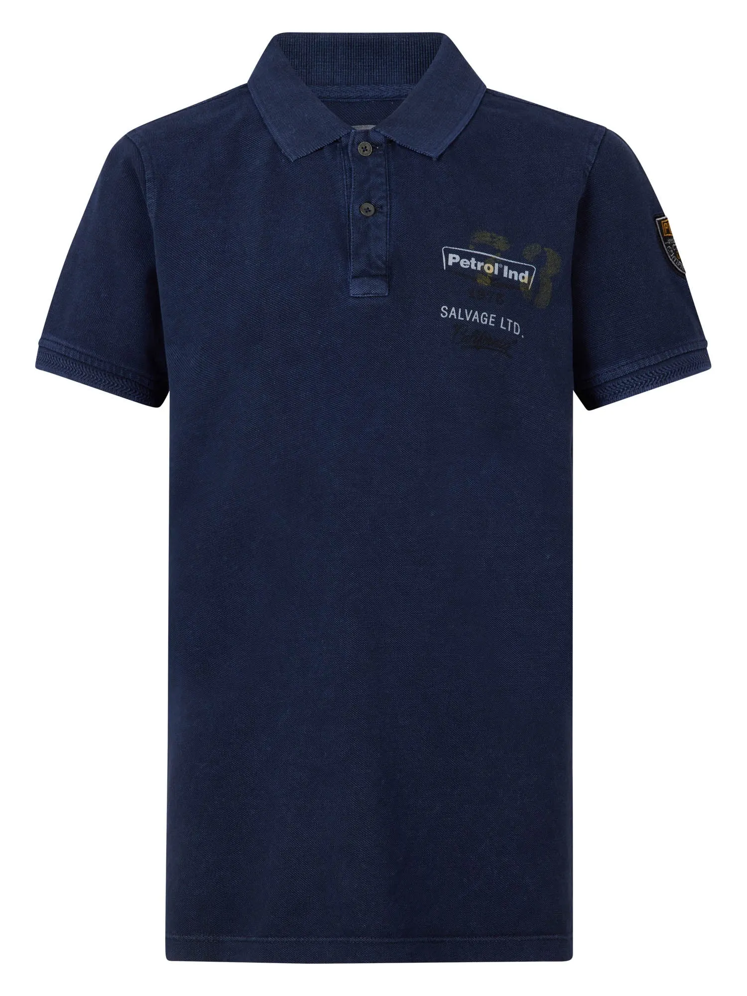 Vintage-look polo shirt