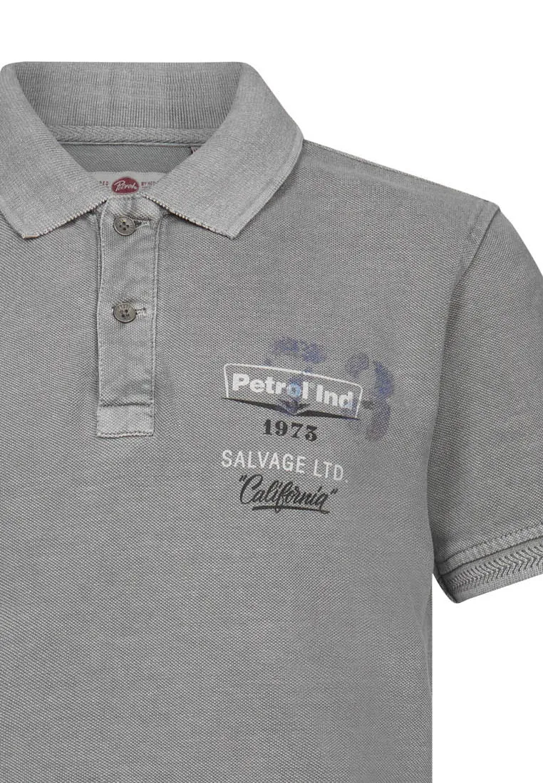 Vintage-look polo shirt