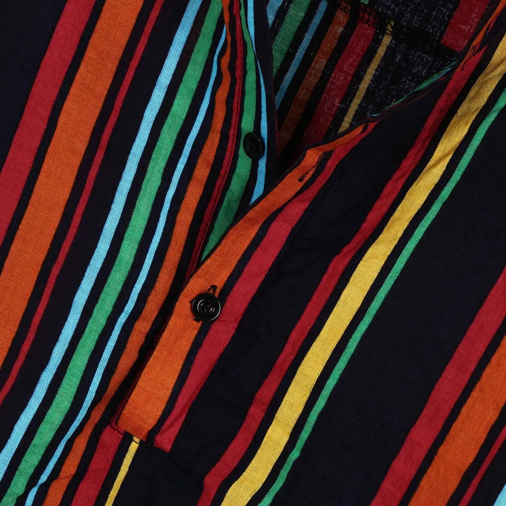 Vintage Stripe Short Sleeve Shirt