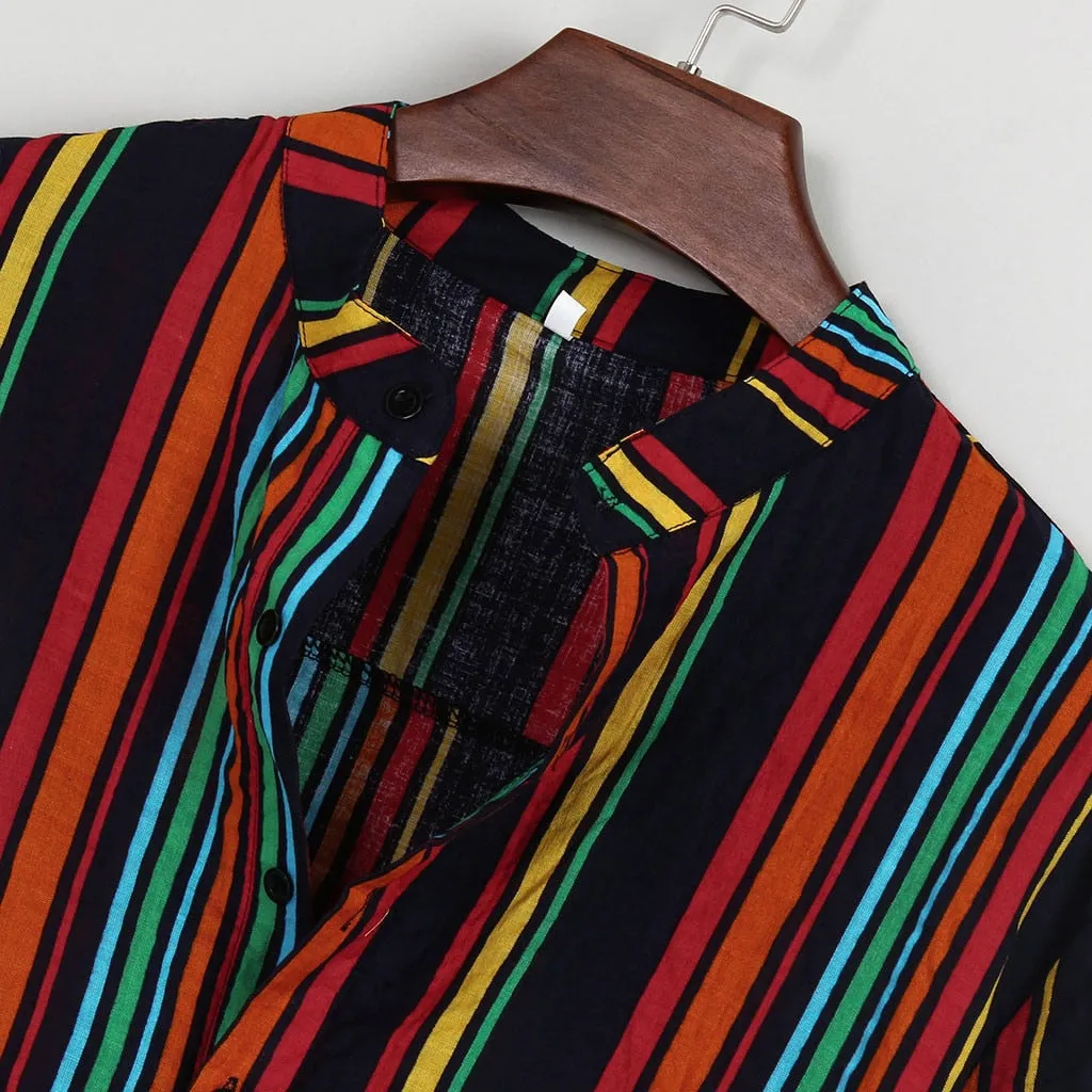 Vintage Stripe Short Sleeve Shirt